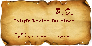 Polyákovits Dulcinea névjegykártya